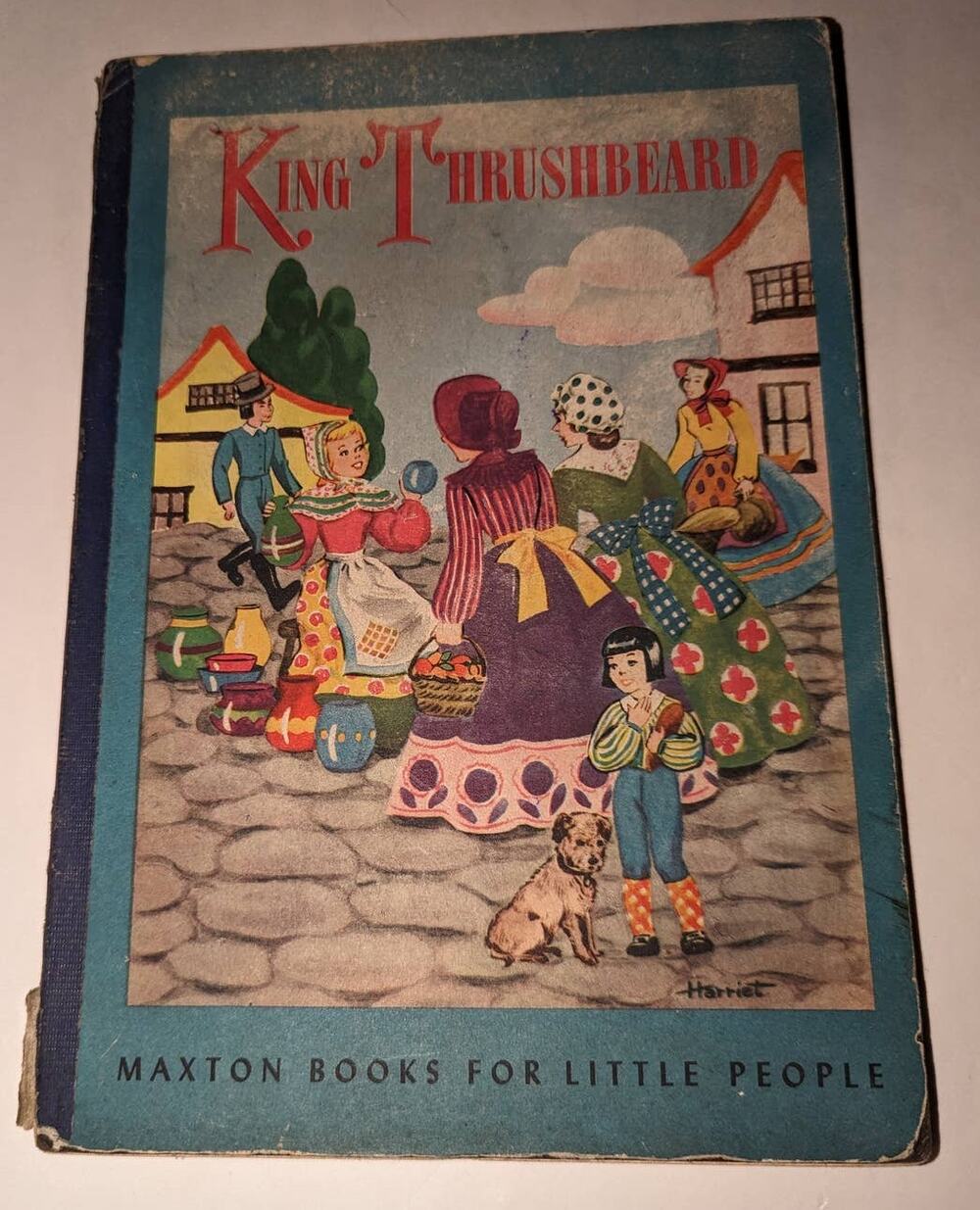 Vintage 1946 King Thrushbeard Maxton Books for Little People First Edition RARE